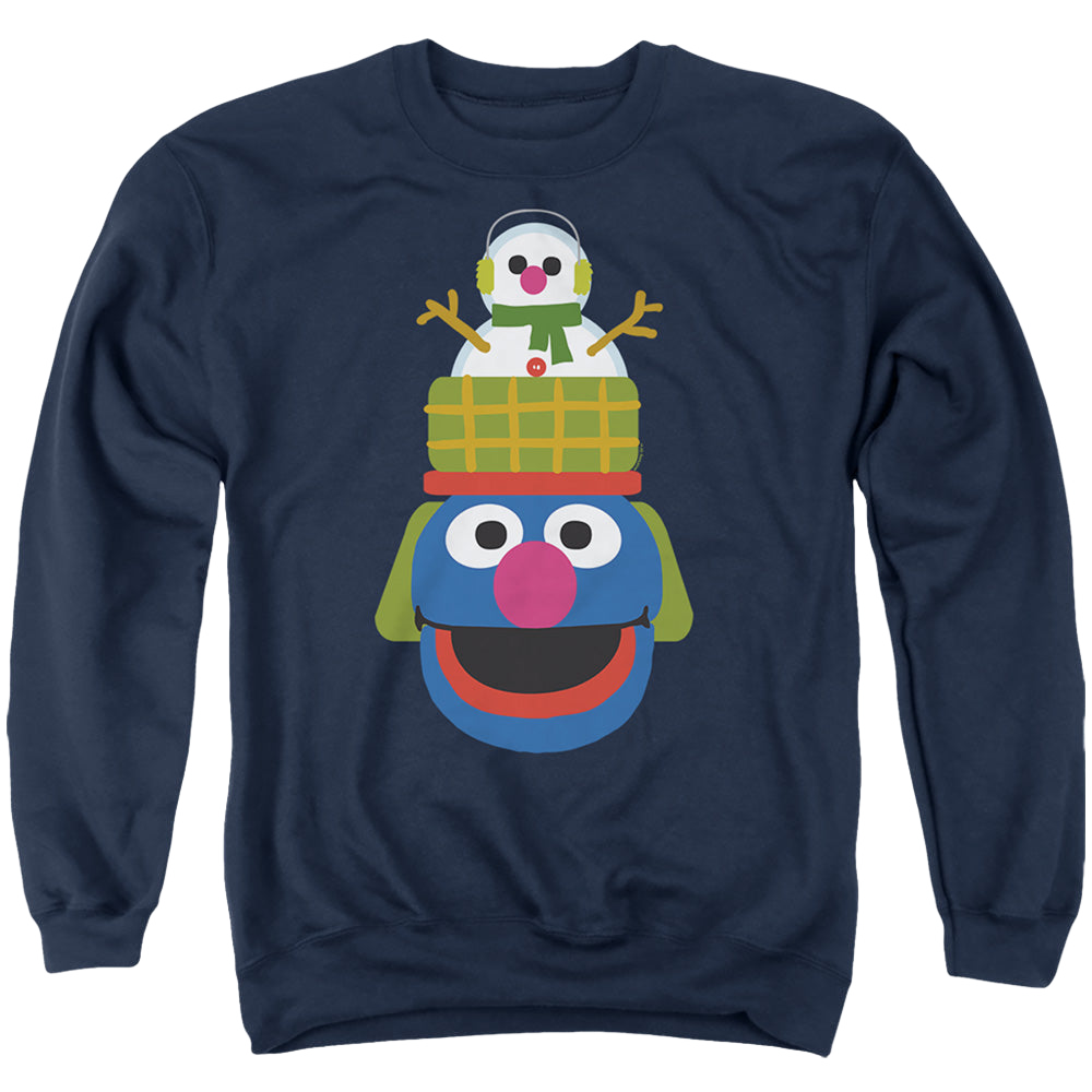 Sesame Street Christmas Nutcracker Grover - Men's Crewneck Sweatshirt Men's Crewneck Sweatshirt Sesame Street