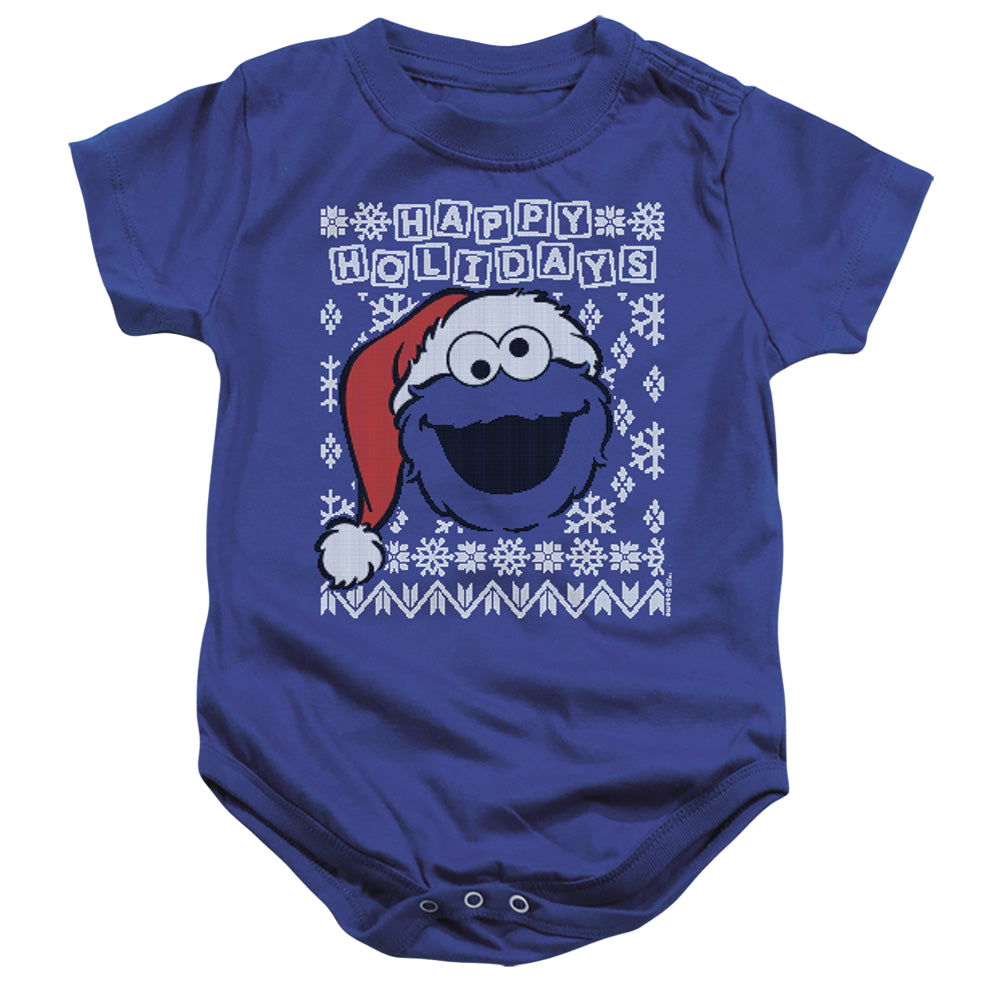 Sesame Street Cookie Monster Ugly Christmas - Baby Bodysuit Baby Bodysuit Sesame Street