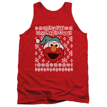 Sesame Street Elmo Ugly Christmas - Men's Tank Top Men's Tank Sesame Street