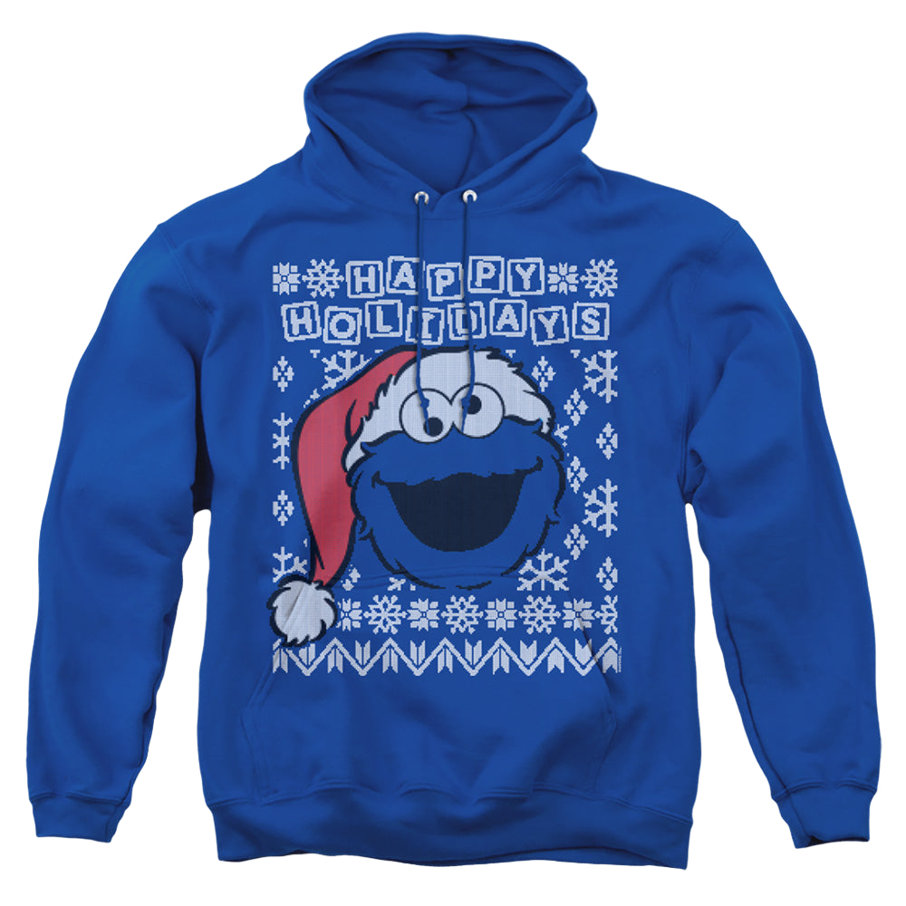 Sesame Street Cookie Monster Ugly Christmas - Pullover Hoodie Pullover Hoodie Sesame Street