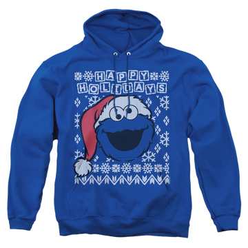 Sesame Street Cookie Monster Ugly Christmas - Pullover Hoodie Pullover Hoodie Sesame Street