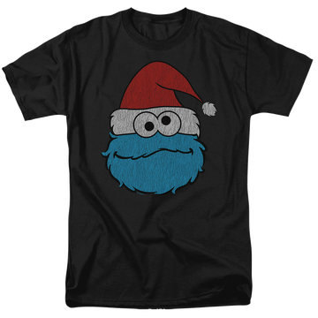 Sesame Street Cookie Monster Christmas - Men's Regular Fit T-Shirt Men's Regular Fit T-Shirt Sesame Street