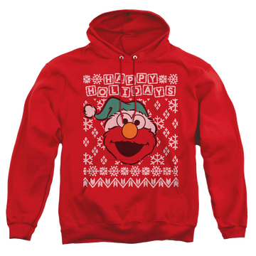 Sesame Street Elmo Ugly Christmas - Pullover Hoodie Pullover Hoodie Sesame Street