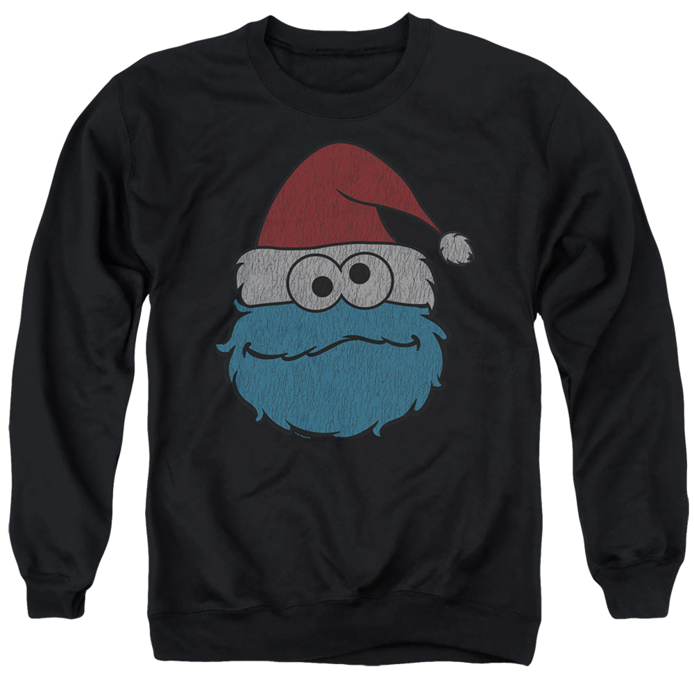 Sesame Street Cookie Monster Christmas - Men's Crewneck Sweatshirt Men's Crewneck Sweatshirt Sesame Street