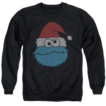 Sesame Street Cookie Monster Christmas - Men's Crewneck Sweatshirt Men's Crewneck Sweatshirt Sesame Street
