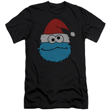 Sesame Street Cookie Monster Christmas - Men's Premium Slim Fit T-Shirt Men's Premium Slim Fit T-Shirt Sesame Street