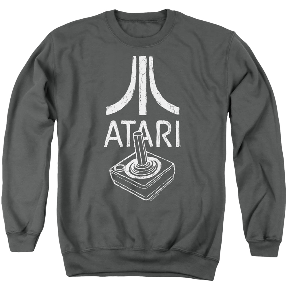 Atari Joystick Logo - Men's Crewneck Sweatshirt Men's Crewneck Sweatshirt Atari