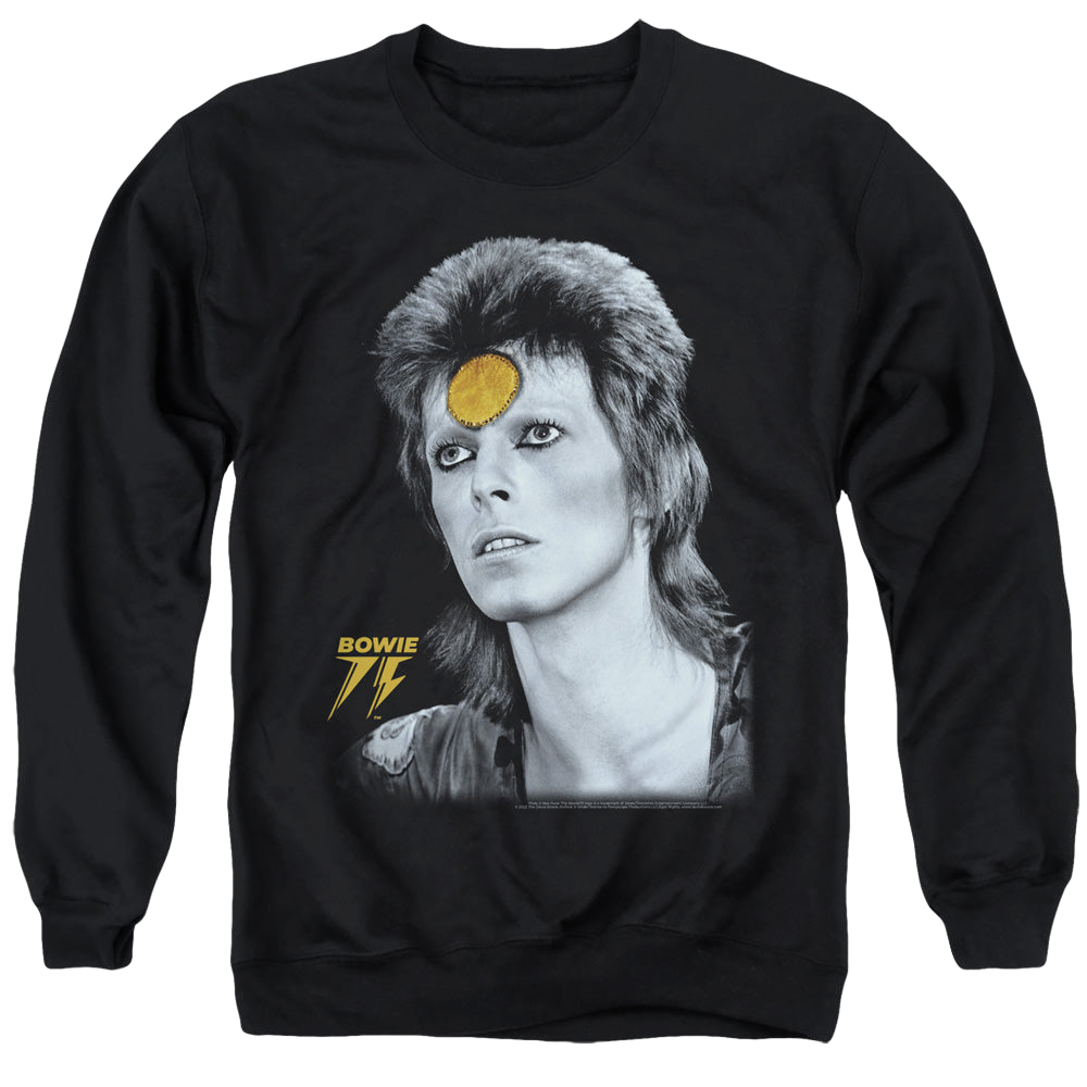 David Bowie Golden Bowie - Men's Crewneck Sweatshirt Men's Crewneck Sweatshirt David Bowie