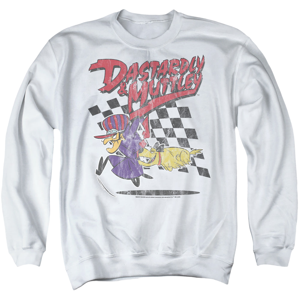 Wacky Races Dastardly & Muttley 2 - Men's Crewneck Sweatshirt Men's Crewneck Sweatshirt Wacky Races