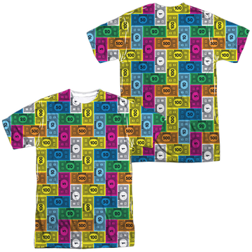 Monopoly Hasbro Cash Rich men's all-over print t-shirt