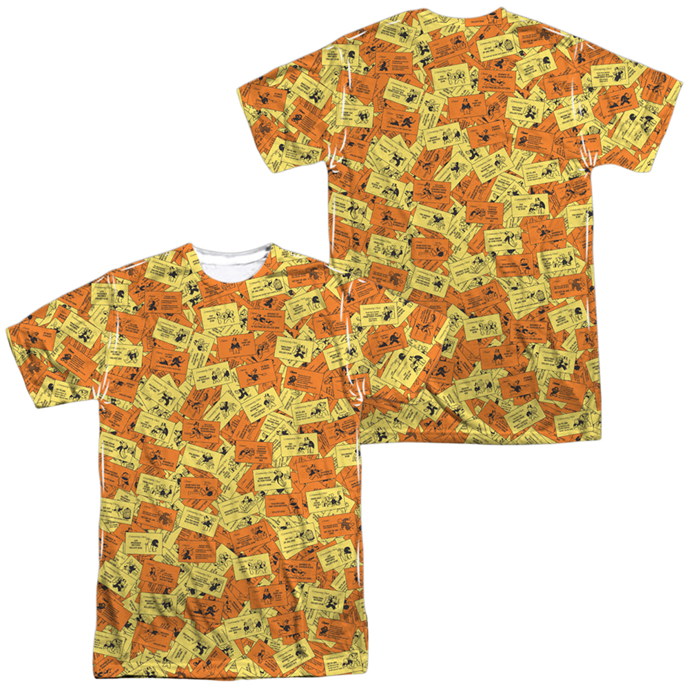 Monopoly Chance Chest Cards (Front/Back Print) - Men's All-Over Print T-Shirt Men's All-Over Print T-Shirt Monopoly