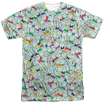 Hasbro Property Spaces - Men's All-Over Print T-Shirt Men's All-Over Print T-Shirt Monopoly