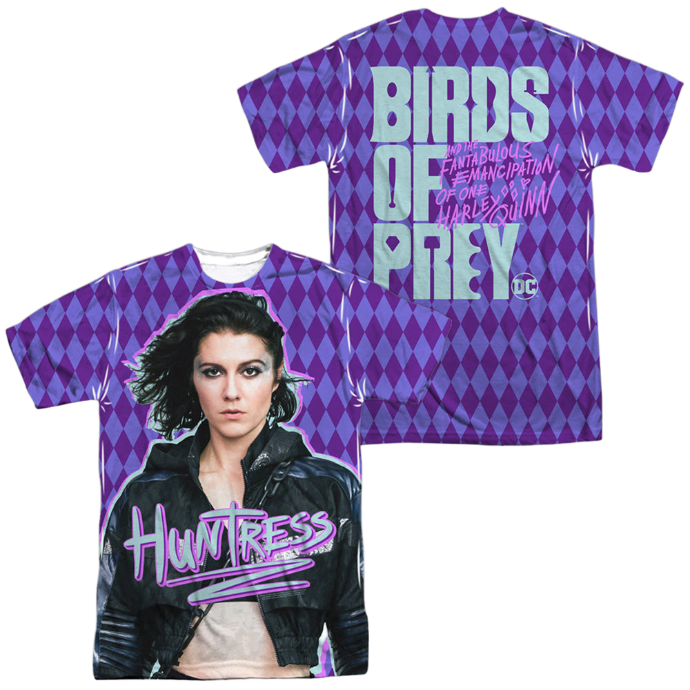 Birds of Prey Huntress (Front/Back Print) - Men's All-Over Print T-Shirt Men's All-Over Print T-Shirt Birds of Prey