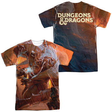 Dungeons & Dragons Players Handbook Cover men's all-over print t-shirt