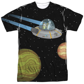 Rick and Morty In Space men's all-over print t-shirt