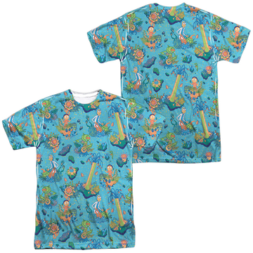 Rick and Morty Ricktanical men's all-over print t-shirt