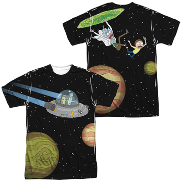 Rick and Morty In Space men's all-over print t-shirt