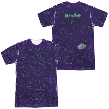 Rick and Morty Stars men's all-over print t-shirt