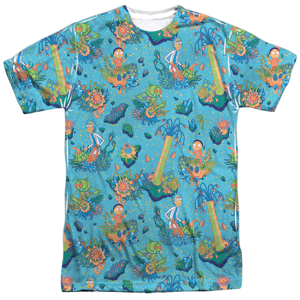 Rick and Morty Ricktanical - Men's All-Over Print T-Shirt Men's All-Over Print T-Shirt Rick and Morty
