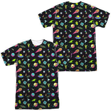 Rick and Morty Opening Icons men's all-over print t-shirt