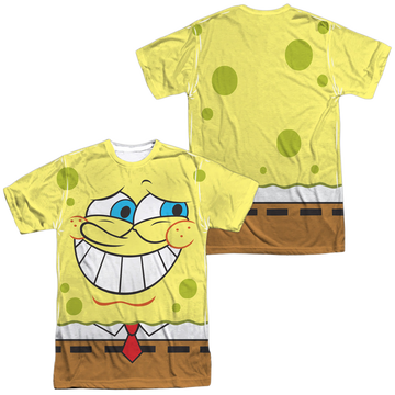 SpongeBob SquarePants Guilty Face men's all-over print t-shirt