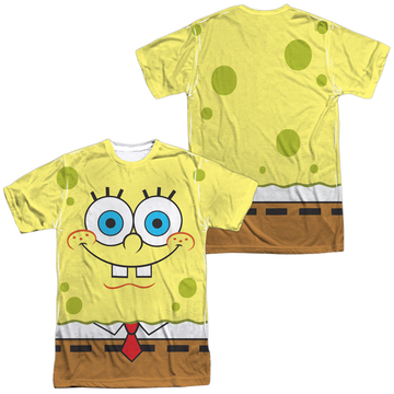 SpongeBob SquarePants Smiling Face men's all-over print t-shirt
