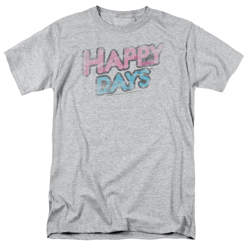 Happy Days Distressed - Men's Regular Fit T-Shirt Men's Regular Fit T-Shirt Happy Days