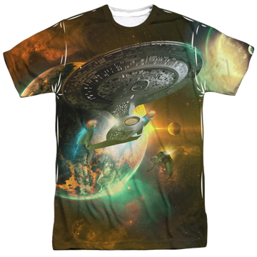 Star Trek The Next Generation Battle Ships men's all-over print t-shirt
