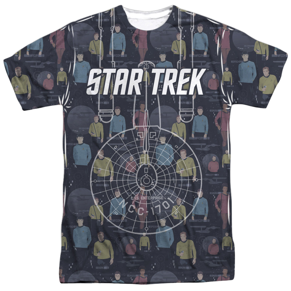 Star Trek The Original Series Enterprise Crew - Men's All-Over Print T-Shirt Men's All-Over Print T-Shirt Star Trek