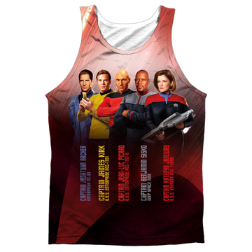 Star Trek The Original Series Captains men's all-over print tank
