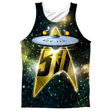 Star Trek The Original Series 50Th Ship men's all-over print tank