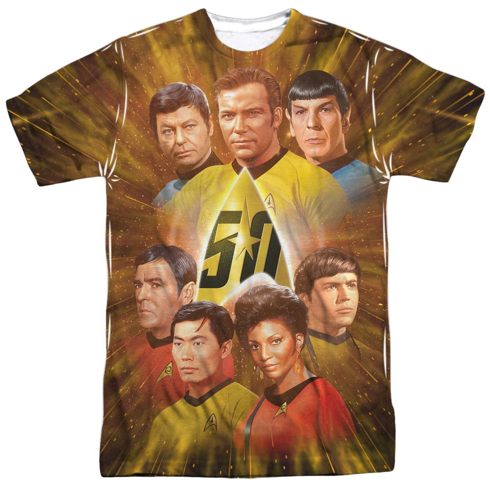 Star Trek The Original Series 50Th Anniversary Crew - Men's All-Over Print T-Shirt Men's All-Over Print T-Shirt Star Trek