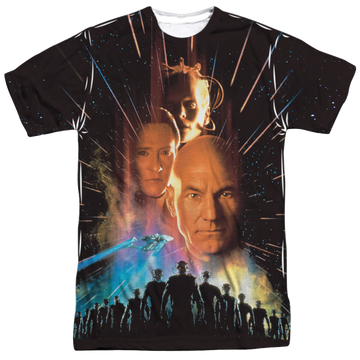 Star Trek Movies Fist Contact Poster men's all-over print t-shirt
