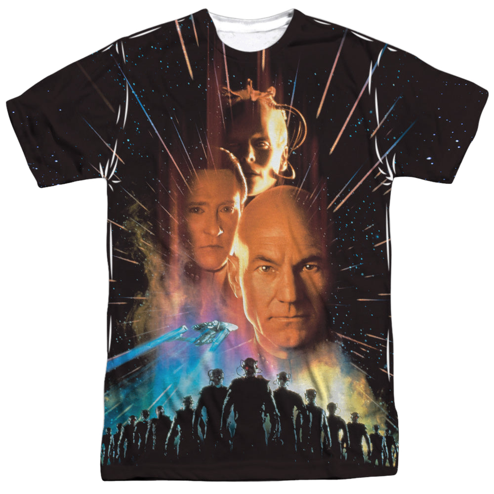 Star Trek Movies Fist Contact Poster - Men's All-Over Print T-Shirt Men's All-Over Print T-Shirt Star Trek