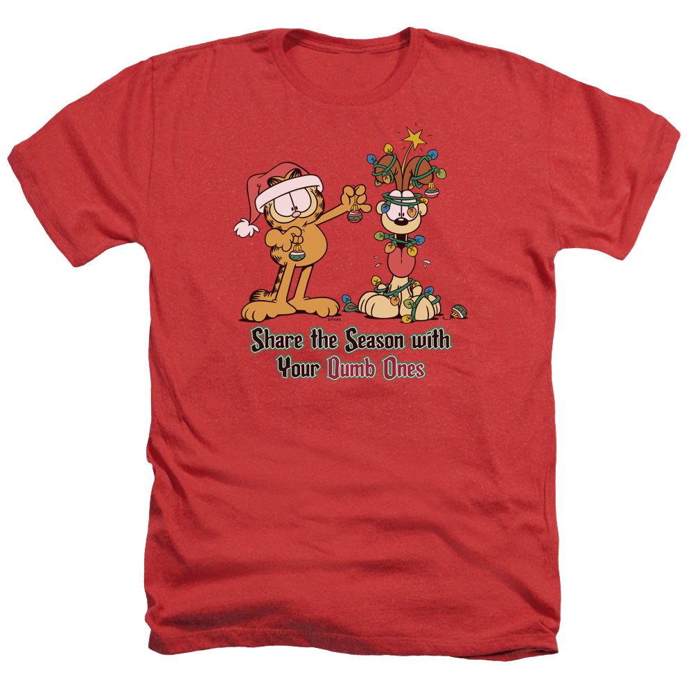 Garfield Share The Season - Men's Heather T-Shirt Men's Heather T-Shirt Garfield