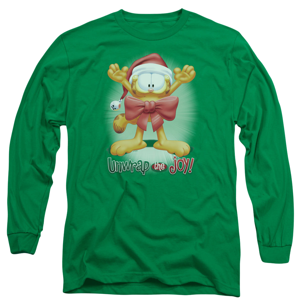 Garfield Unwrap The Joy! - Men's Long Sleeve T-Shirt Men's Long Sleeve T-Shirt Garfield