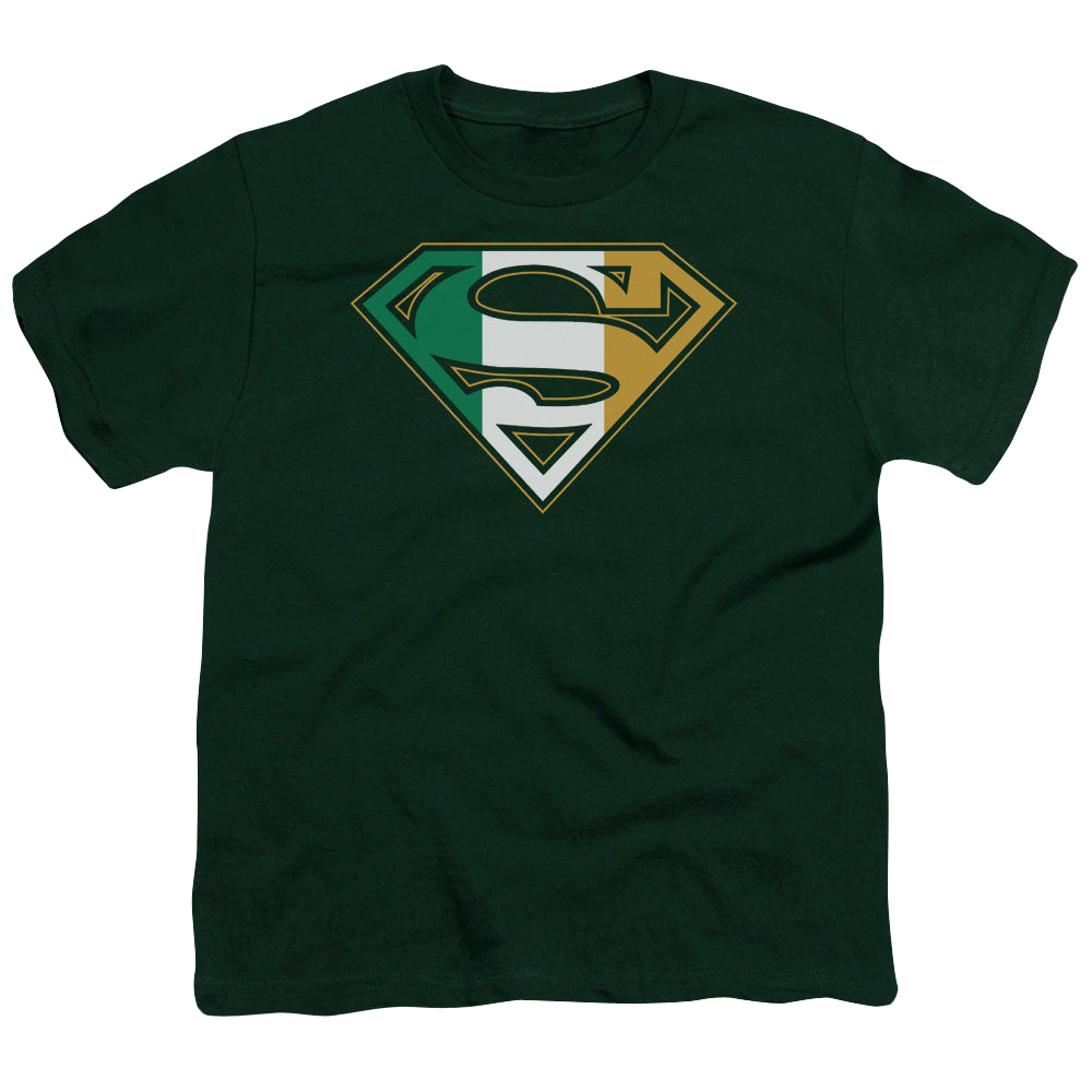 Superman Irish Shield - Youth T-Shirt Youth T-Shirt (Ages 8-12) Superman