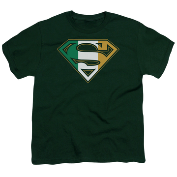 Superman Irish Shield - Youth T-Shirt Youth T-Shirt (Ages 8-12) Superman