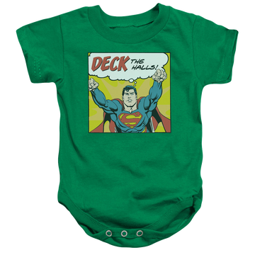 Superman Deck The Halls - Baby Bodysuit Baby Bodysuit Superman