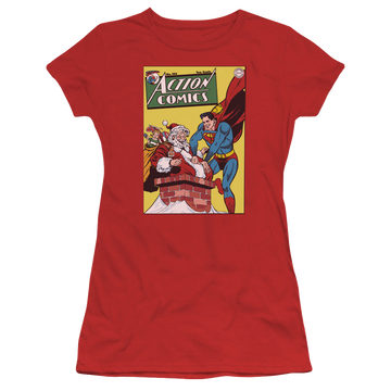 Superman Dc/Cover No. 105 - Juniors T-Shirt Juniors T-Shirt Superman