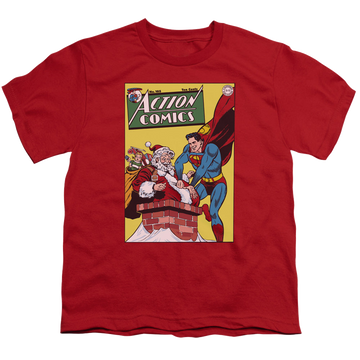 Superman Dc/Cover No. 105 - Youth T-Shirt Youth T-Shirt (Ages 8-12) Superman