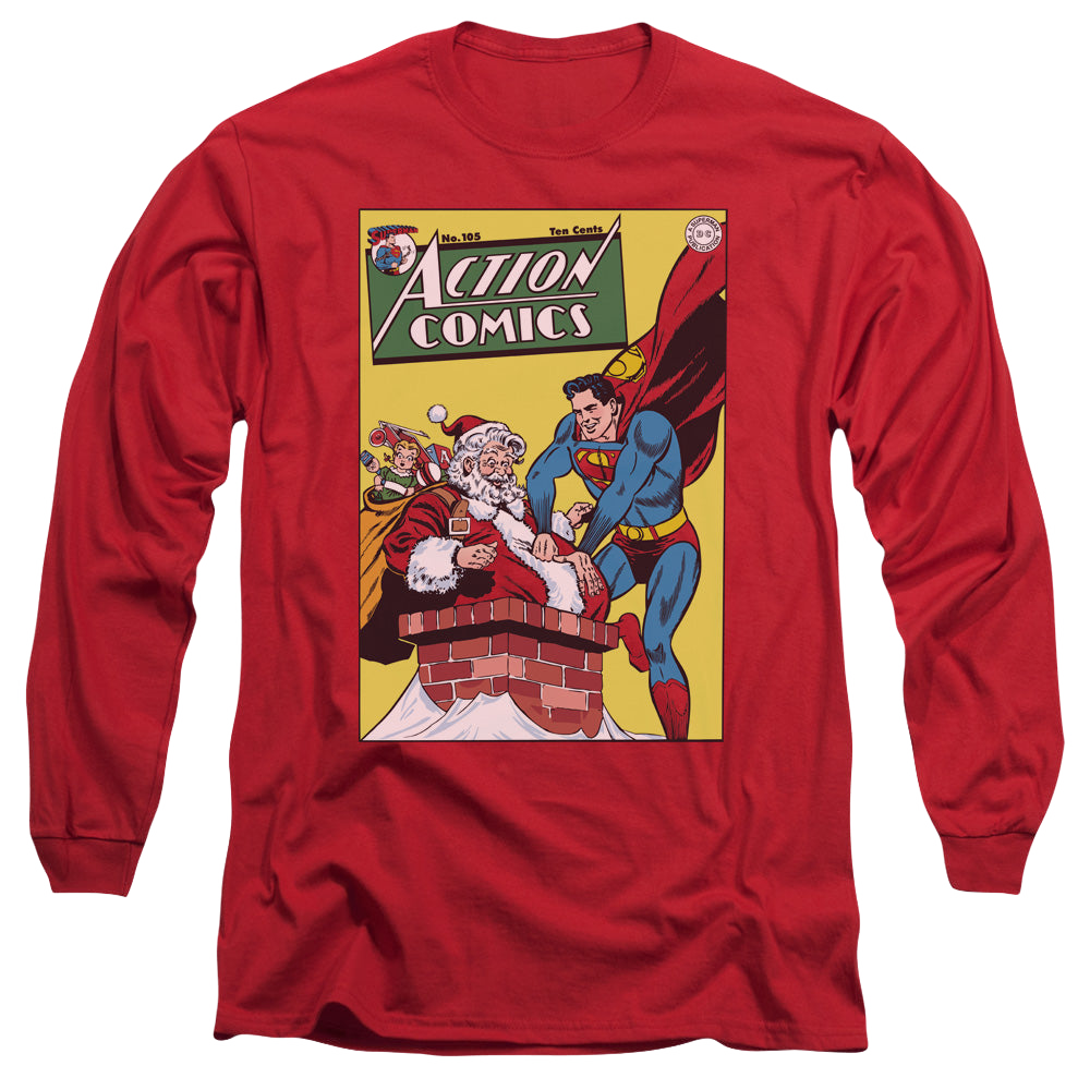 Superman Dc/Cover No. 105 - Men's Long Sleeve T-Shirt Men's Long Sleeve T-Shirt Superman