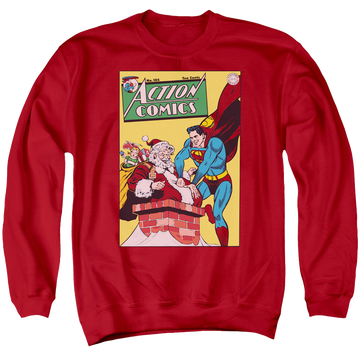 Superman Dc/Cover No. 105 - Men's Crewneck Sweatshirt Men's Crewneck Sweatshirt Superman