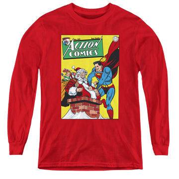 Superman Dc/Cover No. 105 - Youth Long Sleeve T-Shirt Youth Long Sleeve T-Shirt Superman