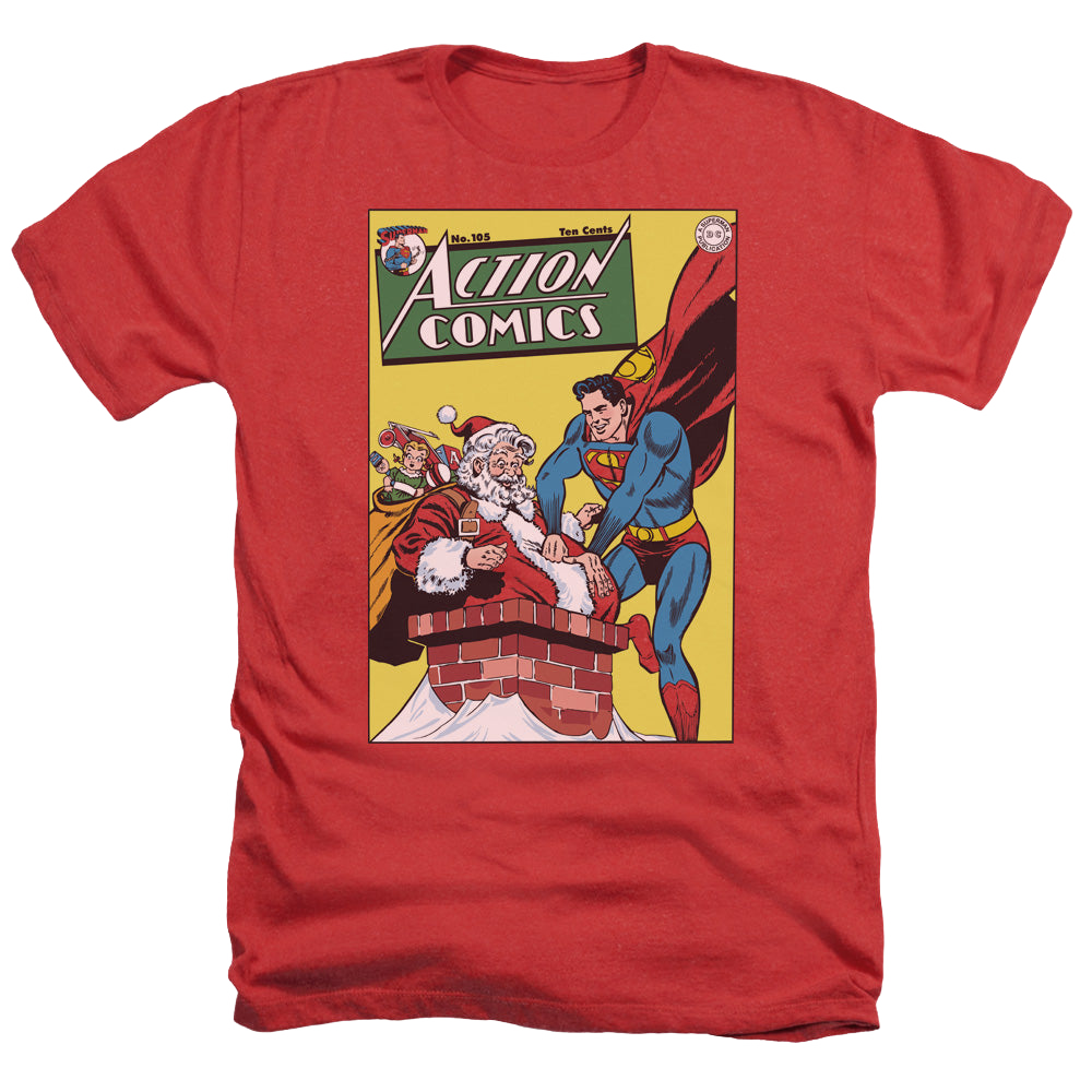 Superman Dc/Cover No. 105 - Men's Heather T-Shirt Men's Heather T-Shirt Superman
