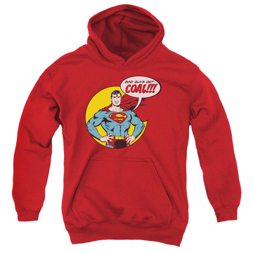 Superman Coal - Youth Hoodie Youth Hoodie (Ages 8-12) Superman