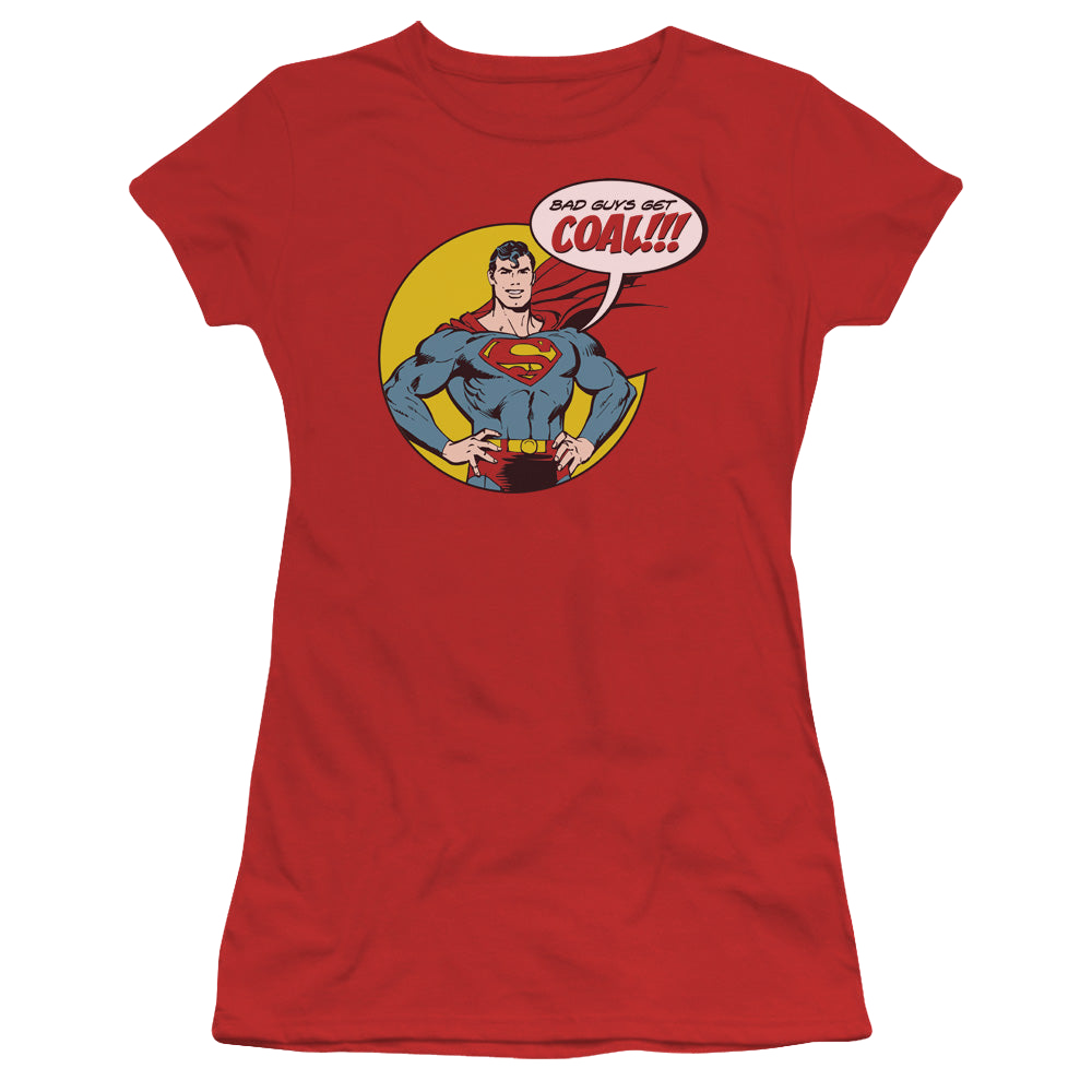 Superman Coal - Juniors T-Shirt Juniors T-Shirt Superman
