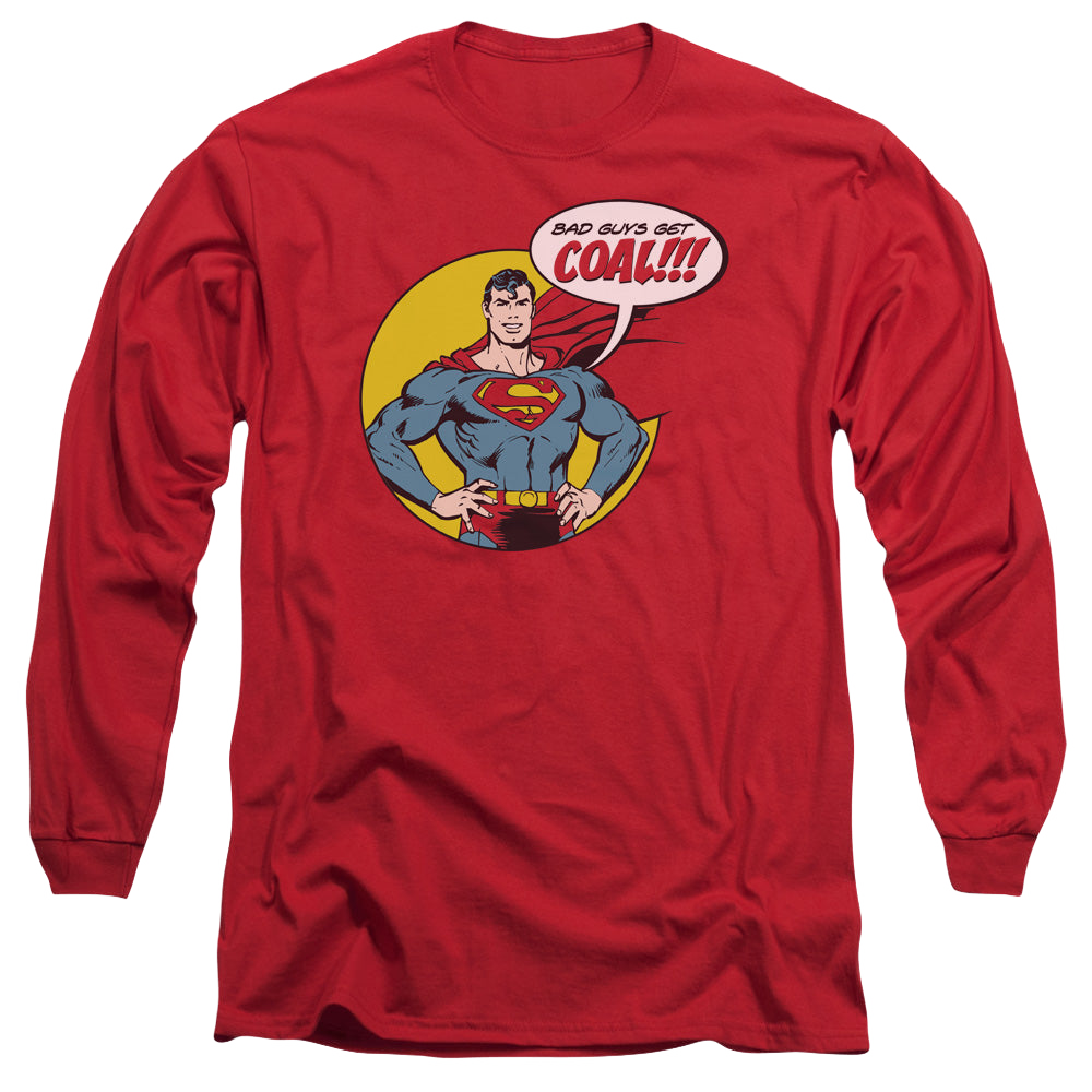 Superman Coal - Men's Long Sleeve T-Shirt Men's Long Sleeve T-Shirt Superman