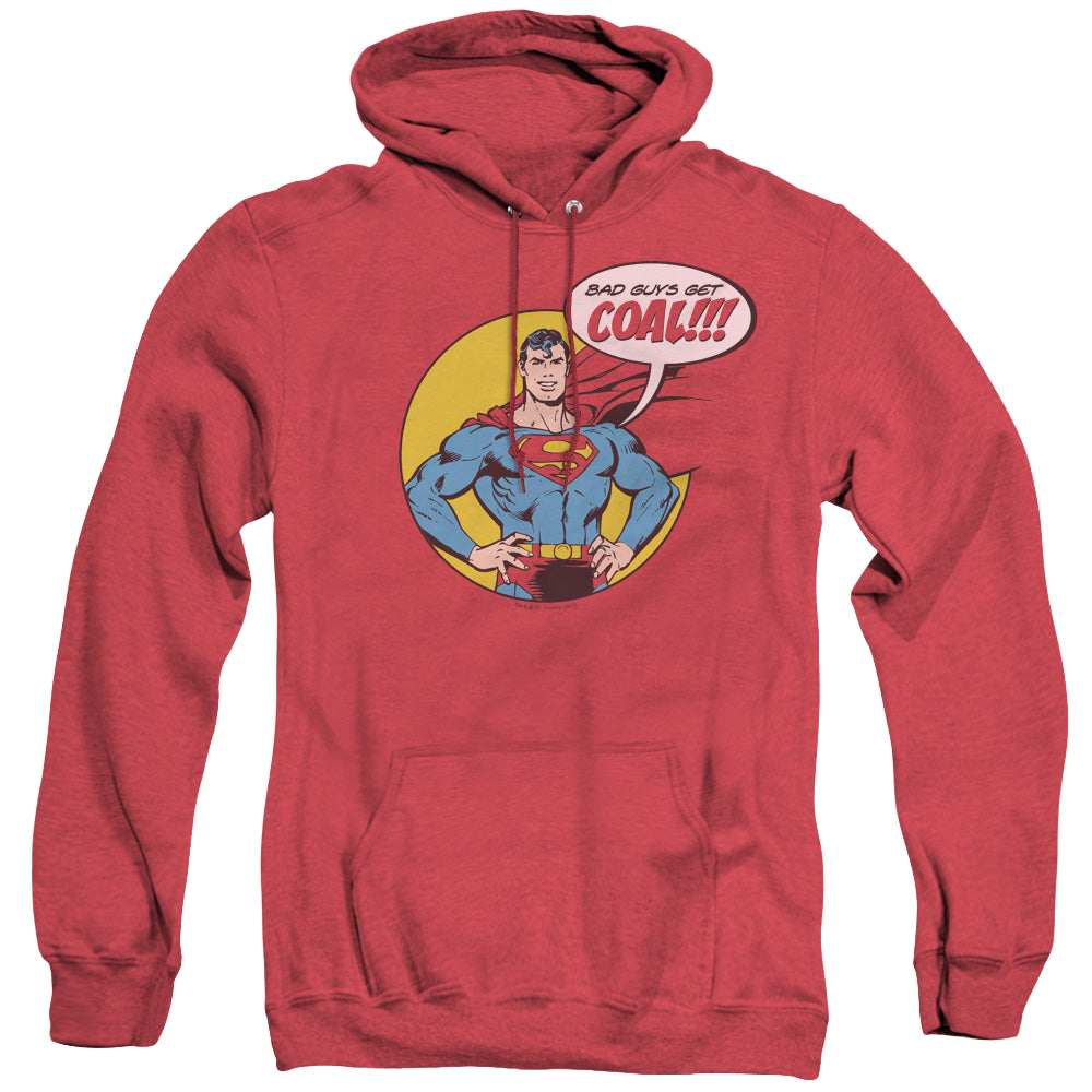 Superman Coal - Heather Pullover Hoodie Heather Pullover Hoodie Superman