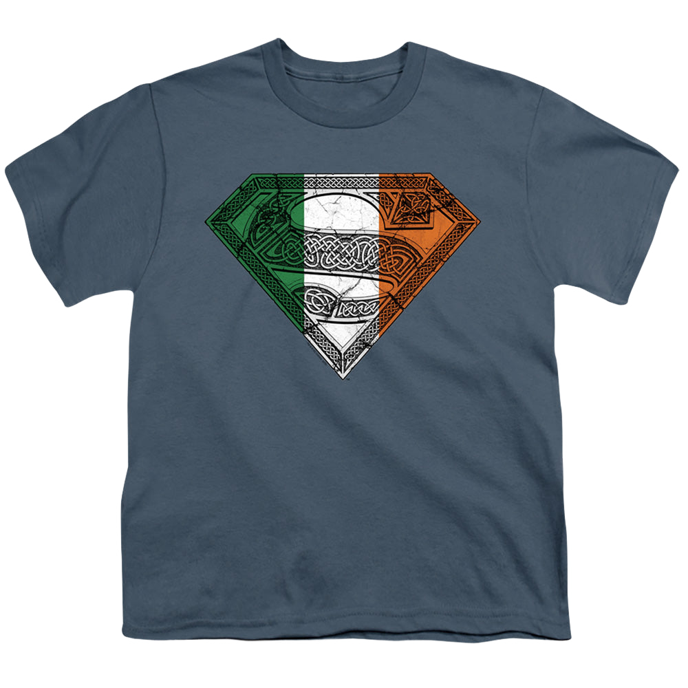 Superman Irish Celtic Symbol - Youth T-Shirt Youth T-Shirt (Ages 8-12) Superman